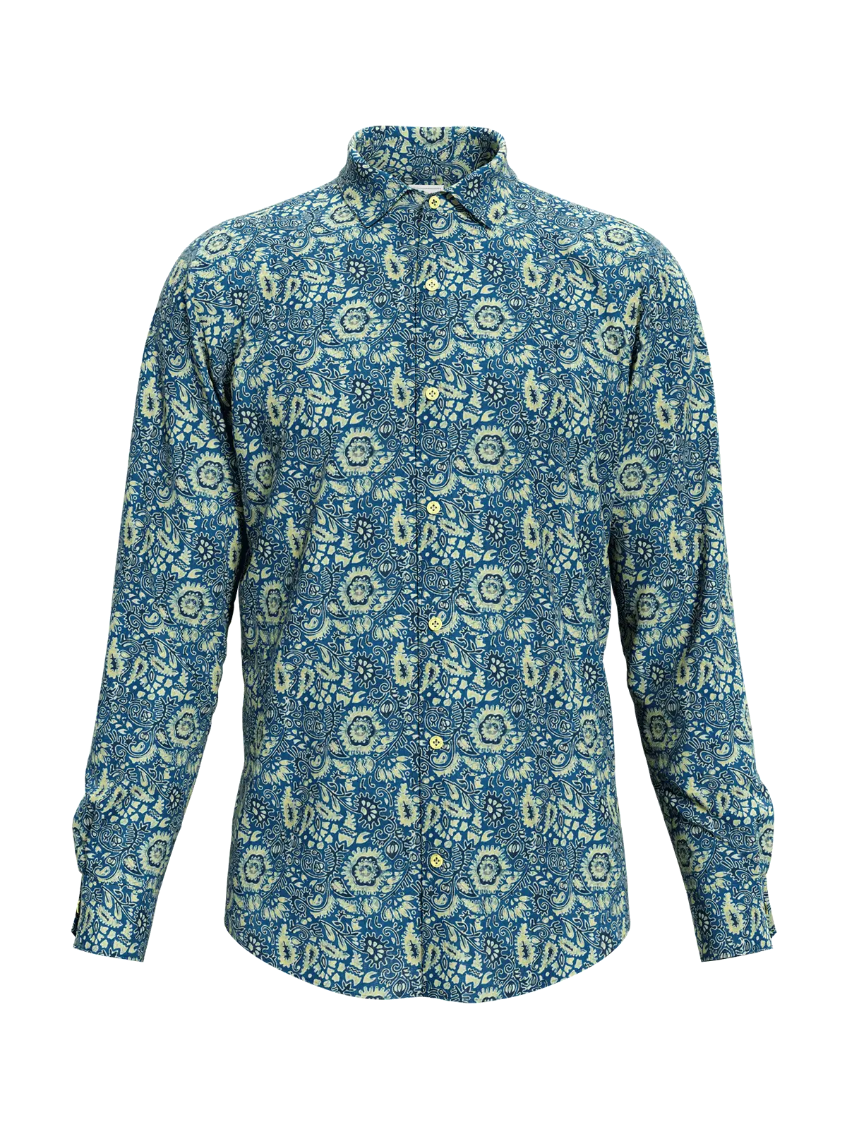 Modal Satin Printed Shirt for Men