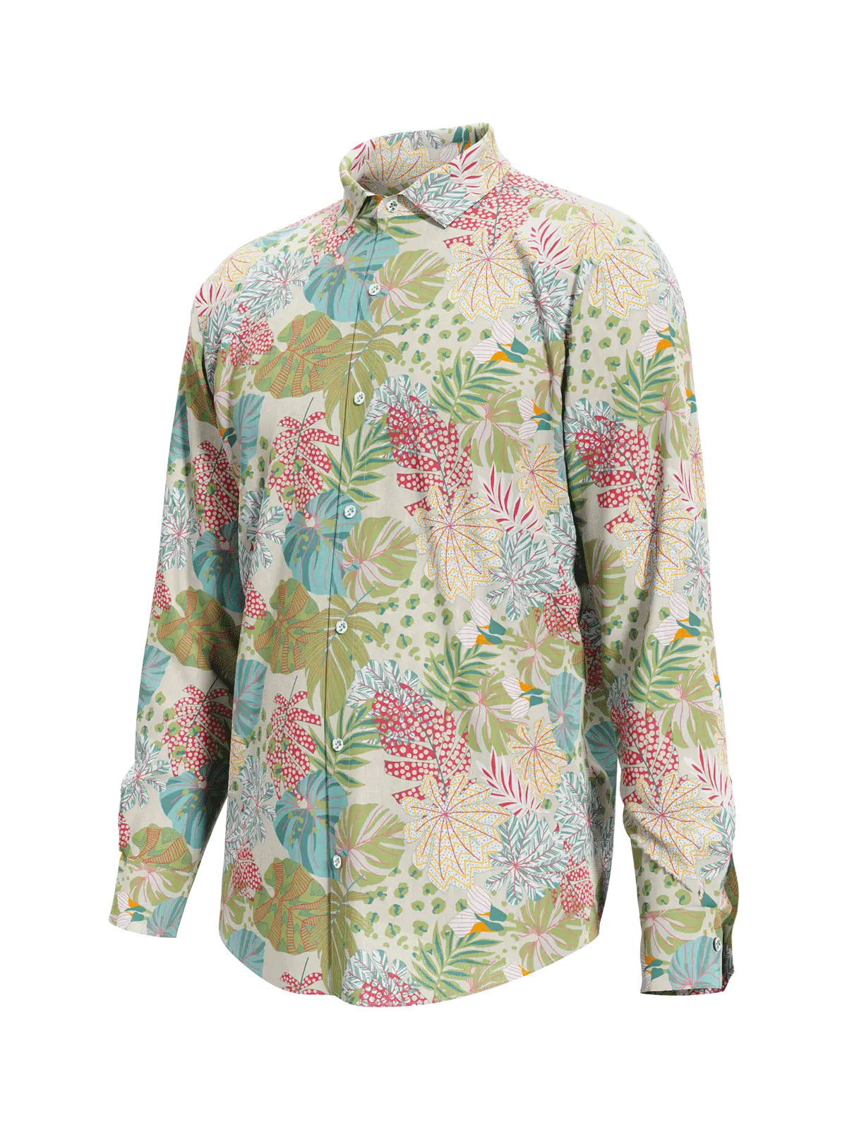 Organic Cotton Floral Men's Shirt