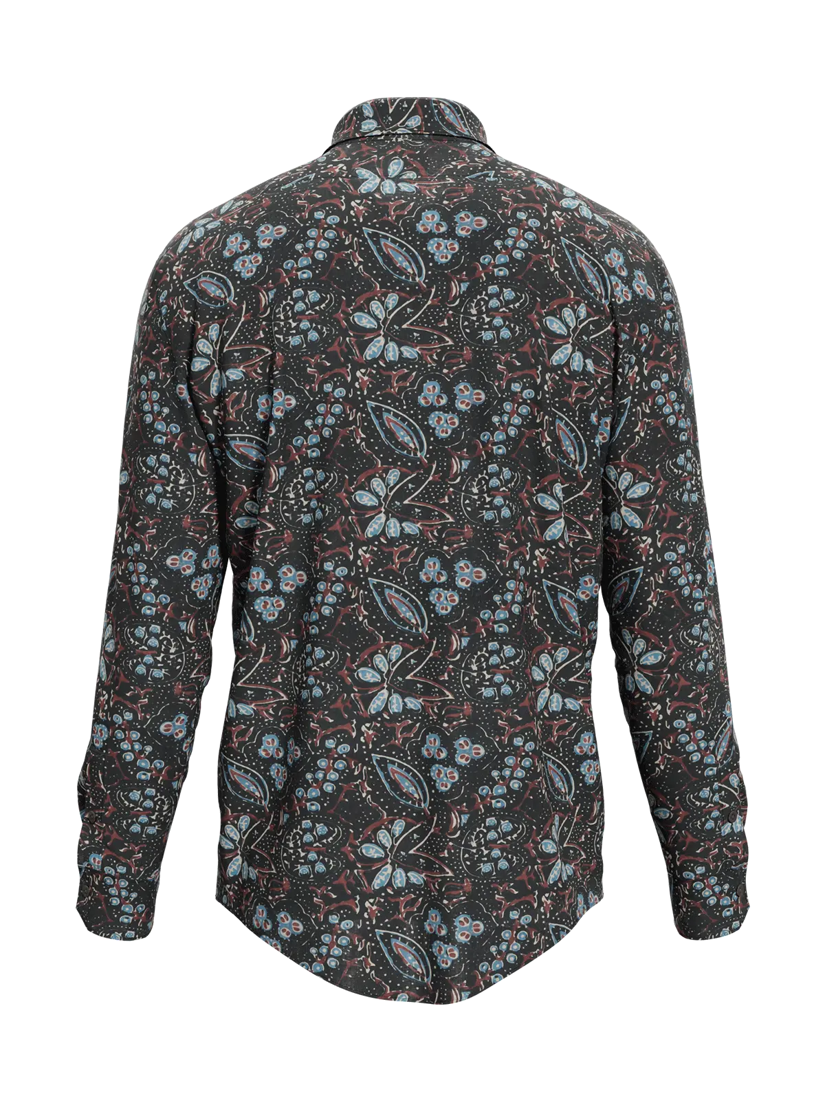 Charcoal Garden Modal Men's Shirt