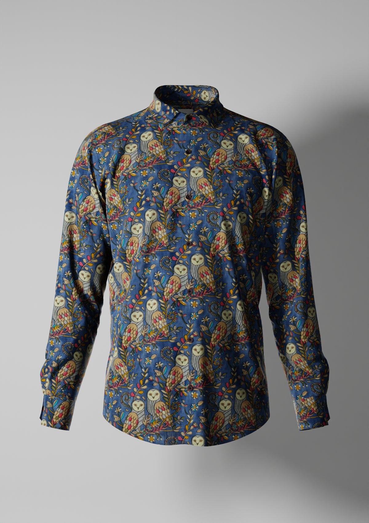 Eco Owl Rayon Bloom(Multi Colour Rayon Shirt)