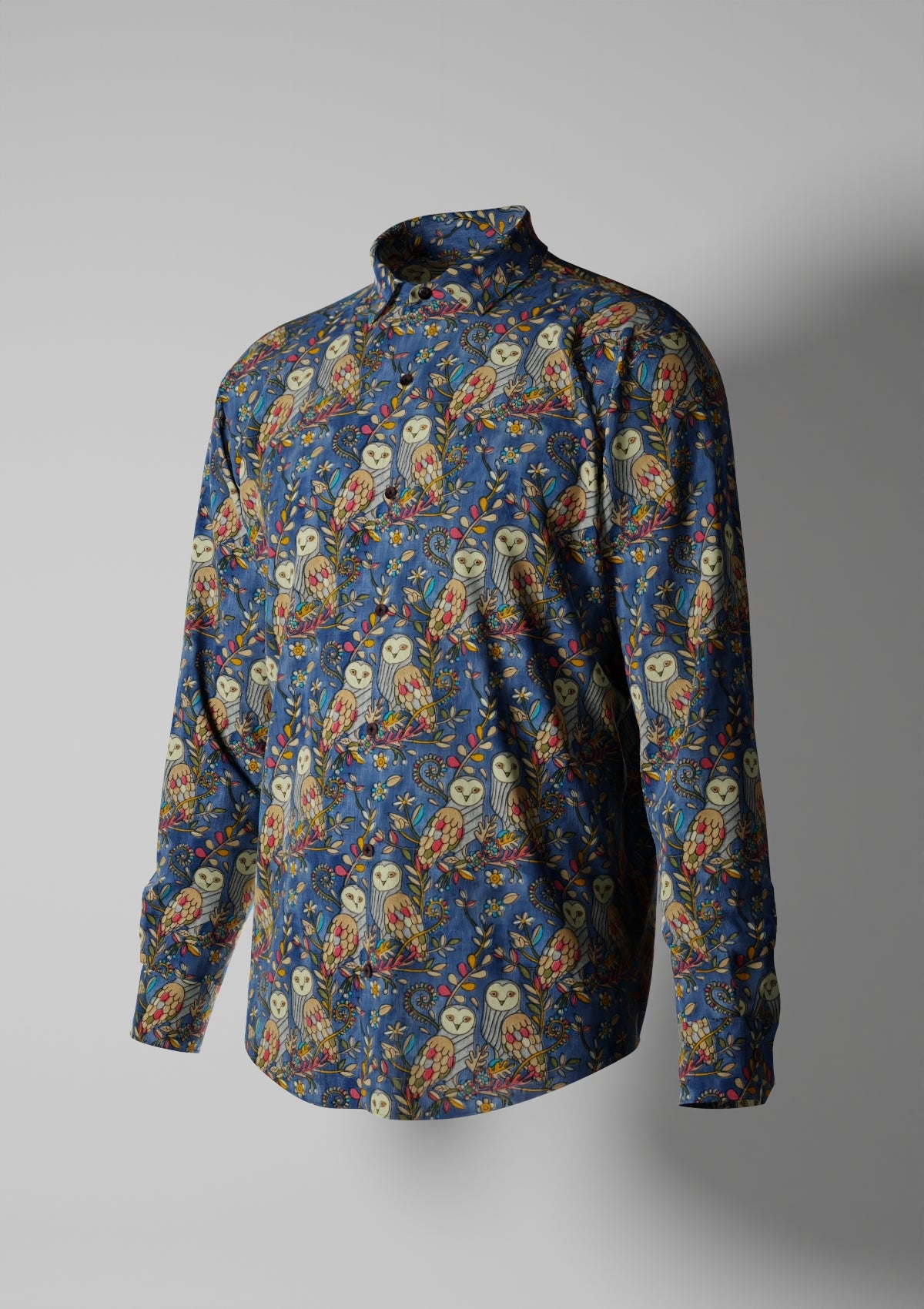 Eco Owl Rayon Bloom(Multi Colour Rayon Shirt)