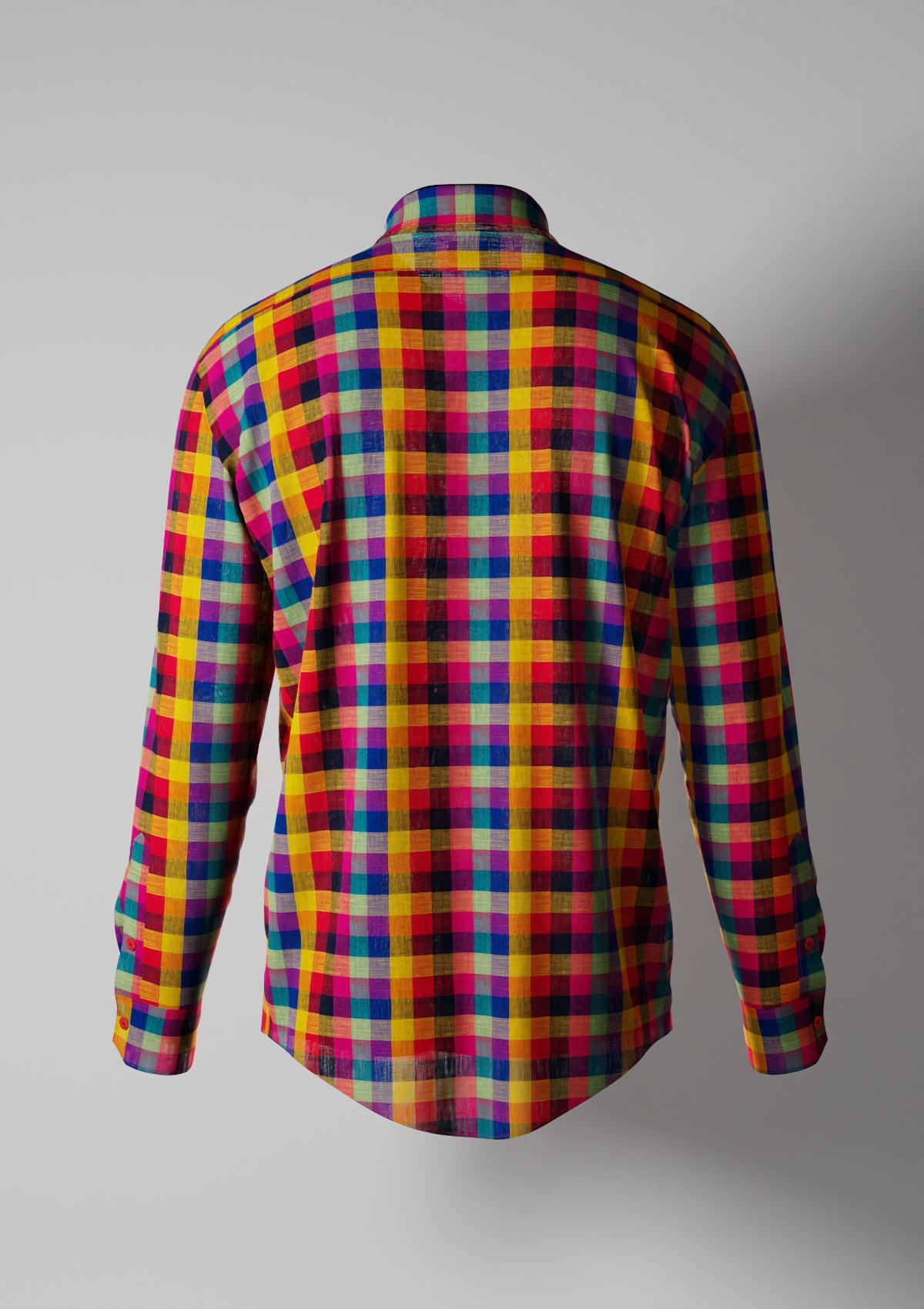 Textured Plaid Handloom(Cotton Shirt)