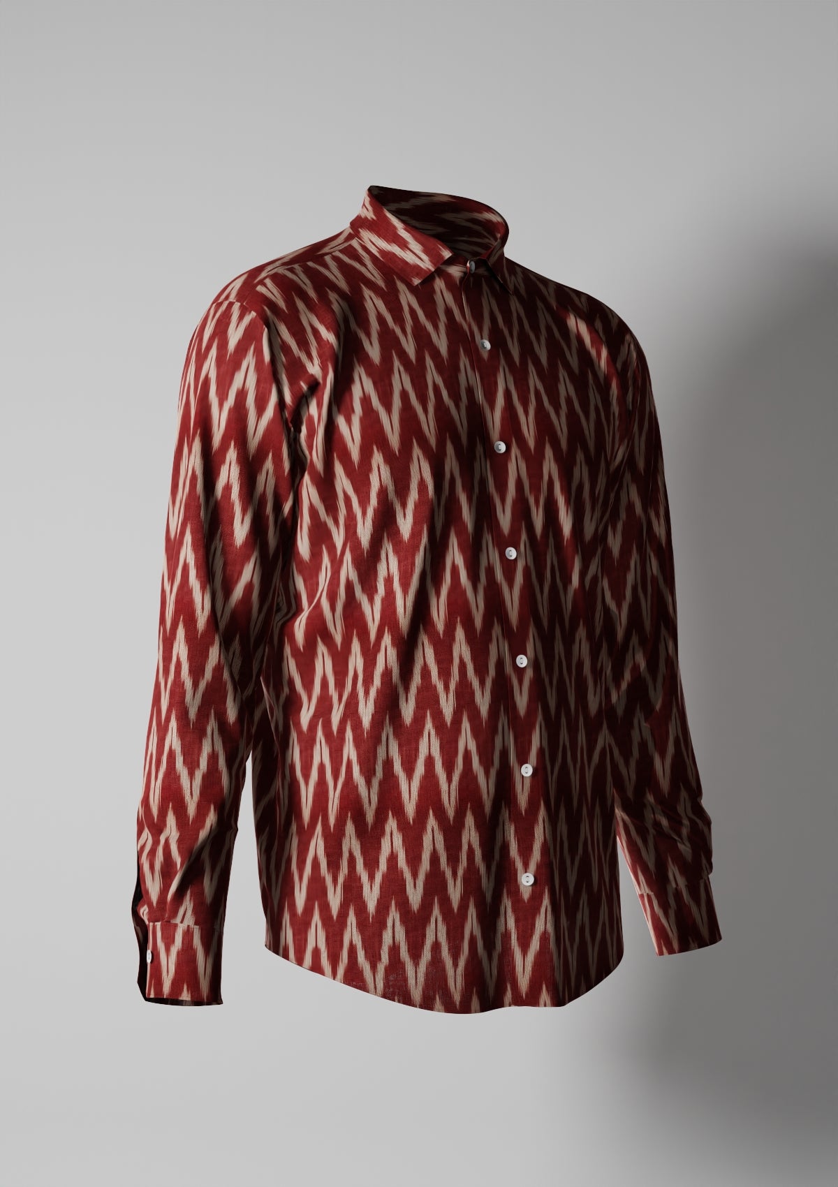 Timeless Charm(Cotton Ikat Shirt)