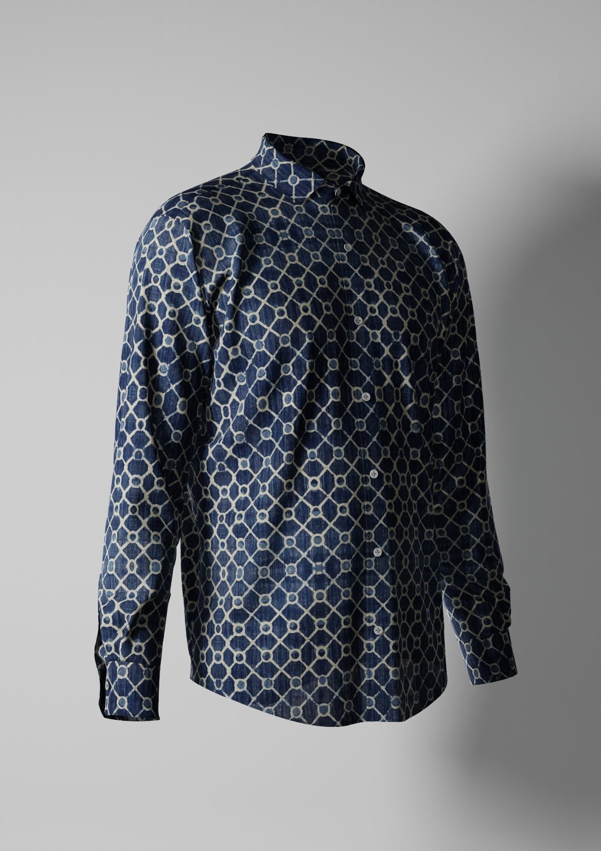 Aqua Wild Flex Cotton Shirt For Men