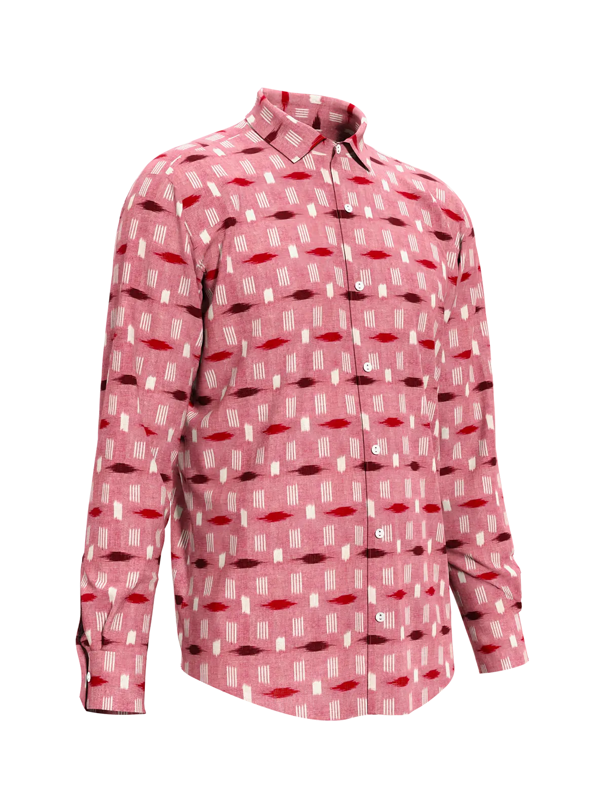 Ikat Cotton Shirt for Men