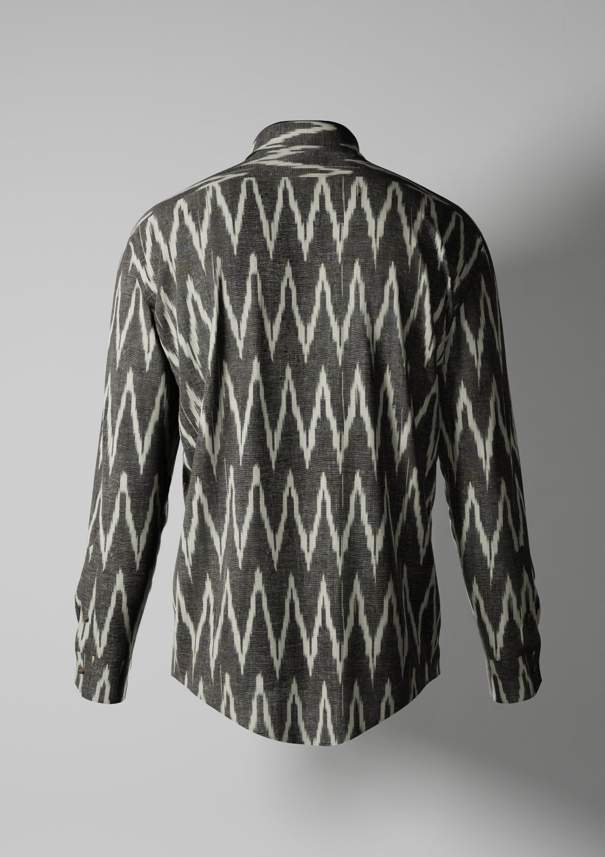 Ikat Cotton Men Shirt