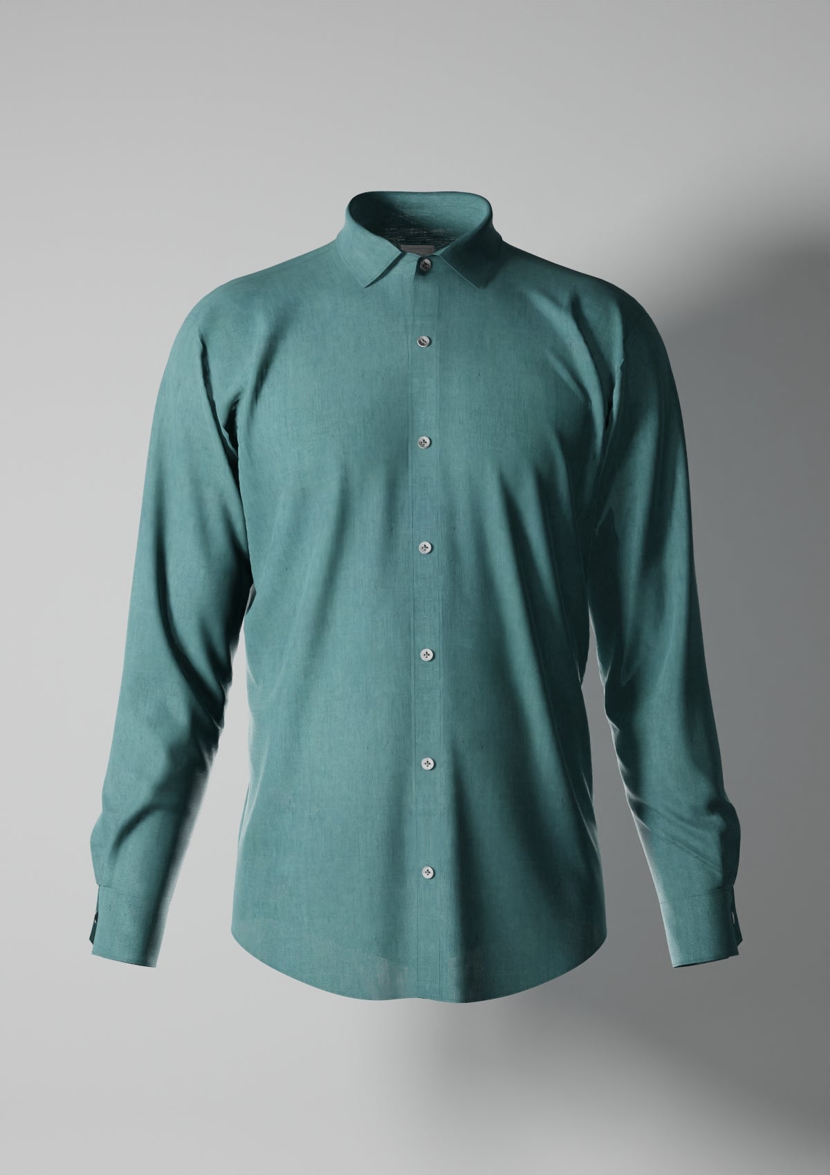 Verdant Opulence( Giza Cotton Shirt)