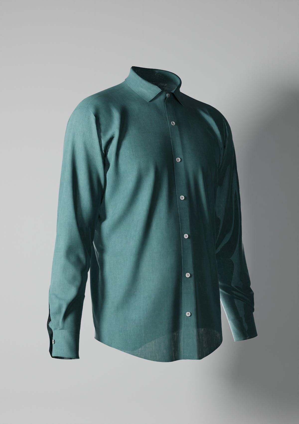 Verdant Opulence( Giza Cotton Shirt)